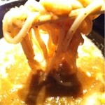 時屋 - 豚つけ麺（麺持ち上げ）