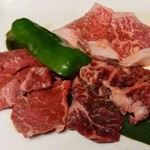 焼肉 迅 - 和牛焼肉盛合せ