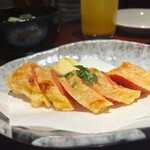 博多もつ鍋専門店 山笠 - 明太子の天ぷら