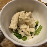 Ikkyuu Hanare - 湯葉と小松菜のおひたし
