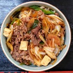 岩正 - 牛丼＋赤だし