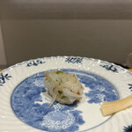 鮨 いくた - アオリイカ、大葉