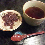 甘味茶屋ぶんご - 雑炊セット840円（かに雑炊、サラダ、白玉付き）