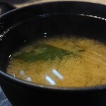 Sobadokoro Ongaeshi - SSサイズセット(ミニ丼・ミニそば)から「かつ丼¥990」味噌汁