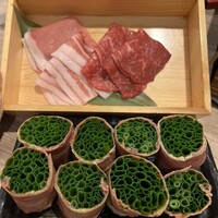 黄金出汁しゃぶと江戸前寿司 肉のあさつ 梅田お初天神店 - 