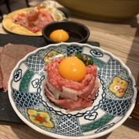 黄金出汁しゃぶと江戸前寿司 肉のあさつ 梅田お初天神店 - 