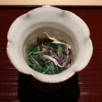 祇園 又吉 - 舞茸, 水菜, トンブリ