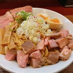 らーめん香澄 阿波座本店 - 特製煮干まぜそば