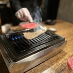 焼肉うしどし - トモサンカクを焼いていただきました