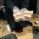 焼肉うしどし - 断面！！