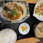 Takeya Shokudou - 鯖の梅照り煮と小豚汁定食