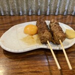 くらや - 月見つくね×2串