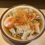 そばの神田東一屋 - やっちまった 肉W煮卵　660円＋80円