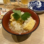 鮨・酒・肴 杉玉 - 出汁巻き玉子 鬼おろし　プレーン玉子焼きにだし汁かけ