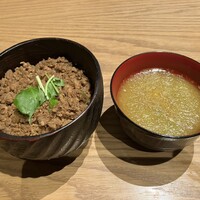 鳥ばか一代 - 鶏そぼろ飯、鶏スープ