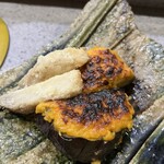 奈良 - 香ばしい茄子のしぎ焼き。里芋のフライもねっちり。