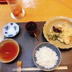 銀座 矢部 - お料理3品とそば