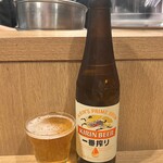 Toukyousutairu Misoramen Do Miso - 瓶ビール(小ビン)450円
      キリン一番搾り