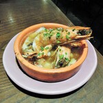 ミアスタンド - エビとキノコのアヒージョ