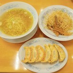 Gyouza No Manshuu - ネギしおラーメンと焼餃子　焼餃子