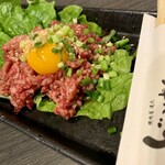 どうげん - レアステーキ黒毛和牛ユッケ