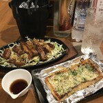 春壱 - トンテキとネギ揚げ焼き