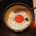 入鹿TOKYO - トリュフを添えた玉子かけご飯