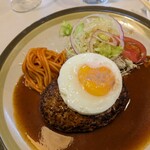 Resutoran Takayama - ハンバーグステーキ ※追加で卵のせ