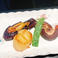 やまなみ - 焼き野菜　本当に程よい火加減でした