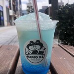 HAPPY ICE - 津駅でのキッチンカーイベントで購入、わたあめのようなジュース美味