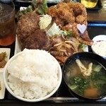 わ楽 - 肉の日プレート