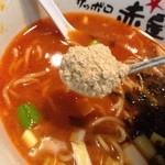 らーめんサッポロ 赤星 - さばにんにく粉♬