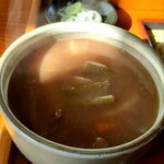 そば園 佐竹 - けんちんつけ汁