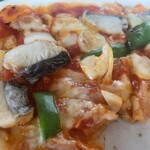 カフェ パヤラ - シーフードピザ（950）うまい。