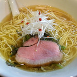 おおぜき中華そば店 - （限定）淡麗塩煮干そば(800円)