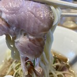 宍道湖しじみ中華蕎麦 琥珀 - チャーシュー&麺