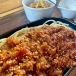 知床ごんた村 - 料理写真:ミートカツスパゲッティ