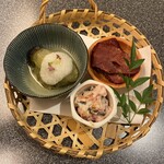 馬肉専門店 喜心 - 【前菜】お奨めの前菜３種