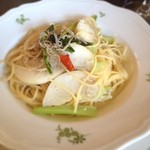 カーサ カルマ - 蕪とジャコのペペロンチーノ