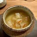 ふじさわ - 車海老の茶碗蒸し