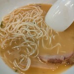 麺乃はる - 鶏白湯らーめん　替え玉