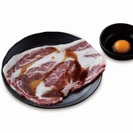 日本产牛肋骨烤肉涮涮锅~月见酱汁~