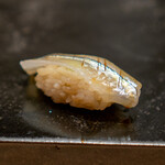 Sushi Akiha - サヨリの昆布締め