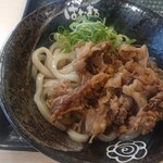 Hanamaru Udon - 牛肉温玉ぶっかけ小＼(^^)／