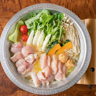 一人前からOK◎濃厚スープの「鶏鍋」をご堪能ください！