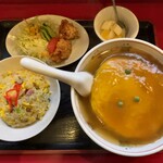 中国家庭料理 上海や - チャーハンラーメンセット（天津メンに変更）