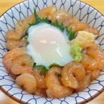 Pickled sweet shrimp bowl