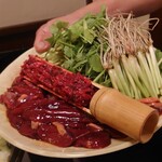 四季の味 丹 - お鍋　鴨肉