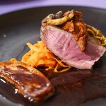 洋惣菜 亀洋 - 2023.11 近江鴨のポワレ フォアグラ