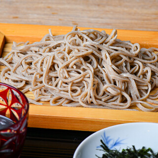 ``Juwari Soba'' allows you to enjoy the original aroma of soba. With homemade soup